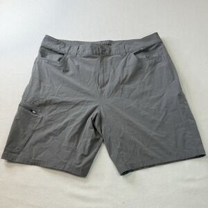 Simms Performance Shorts Men's Size 40 Gray Fishing Skiff Shorts Cargo Pockets